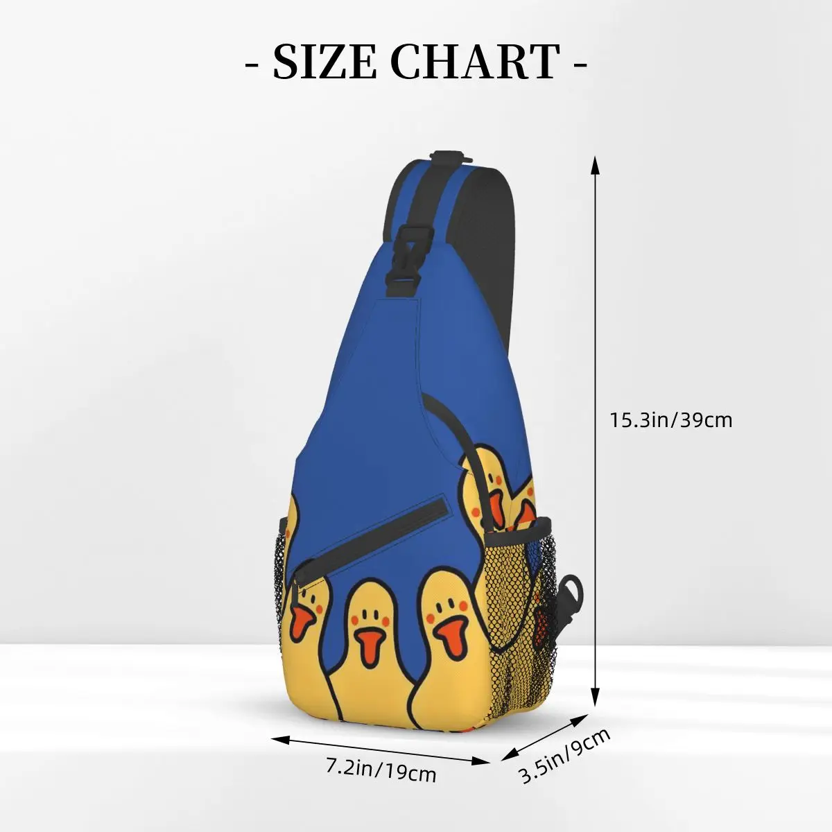 Crossbody Bag Sports Duck Cute Chest Bag Unisex Women Man Fashion Shoulder Backpacks Travel