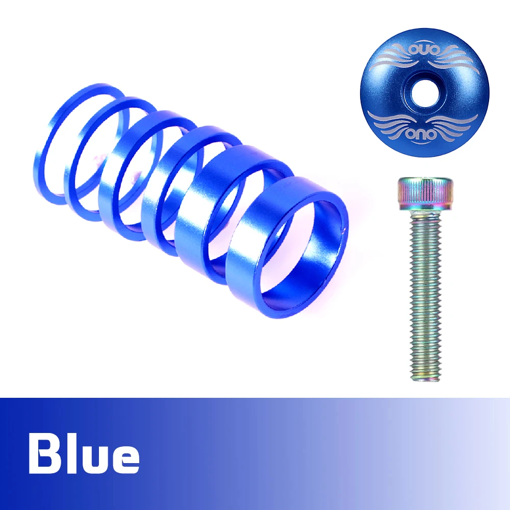 OUO طقم أغطية سماعة الرأس باستخدام الحاسب الآلي ، غطاء رأس مع الترباس ، دراجة الجذعية ، حلقات فاصل ، 1 1/8 أنبوب شوكة ، 28.6 مللي متر