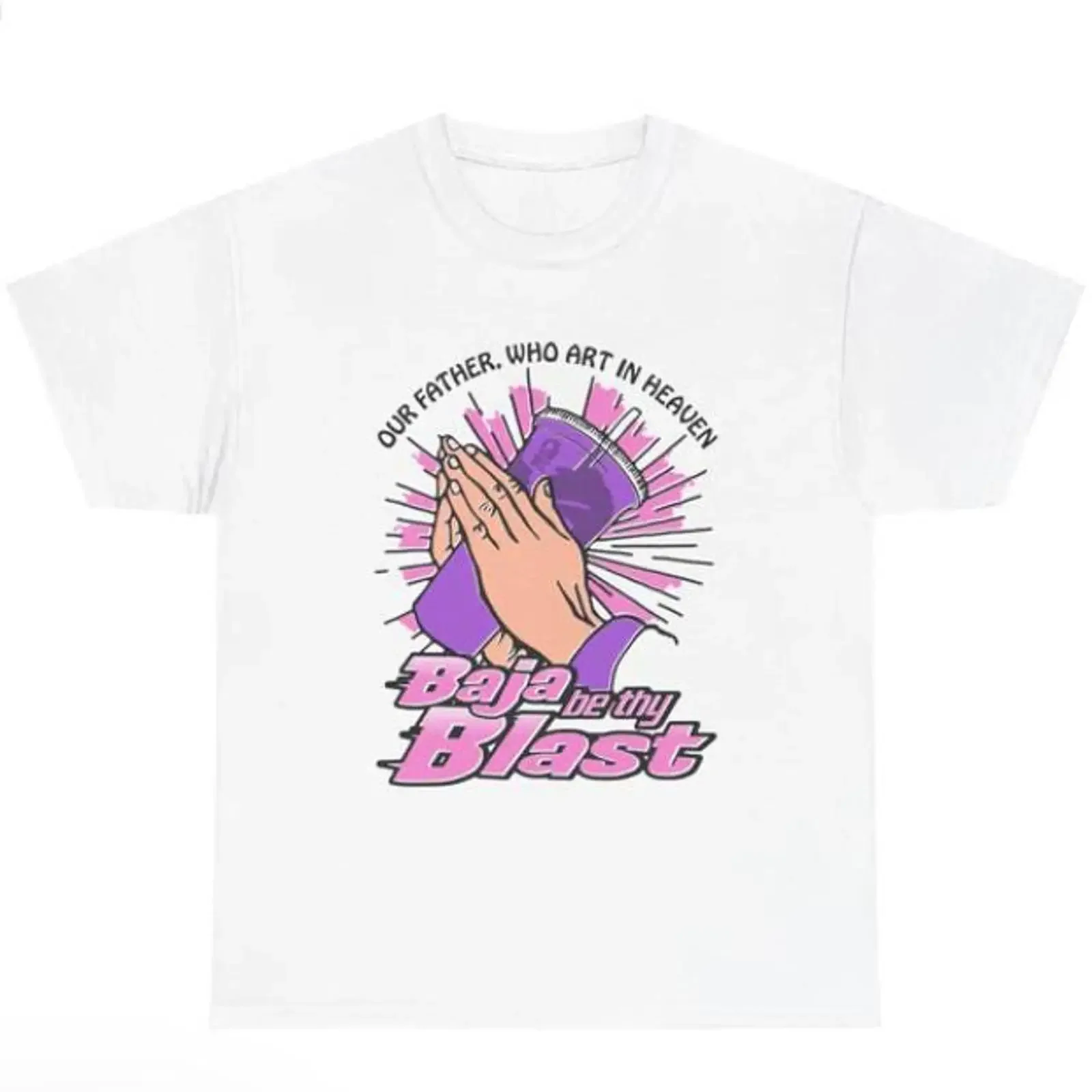Baja Be Thy Blast MidnighT T Shirt vintage Washed Soft Stretched Casual Breathable Comfortable graphic designer clothes