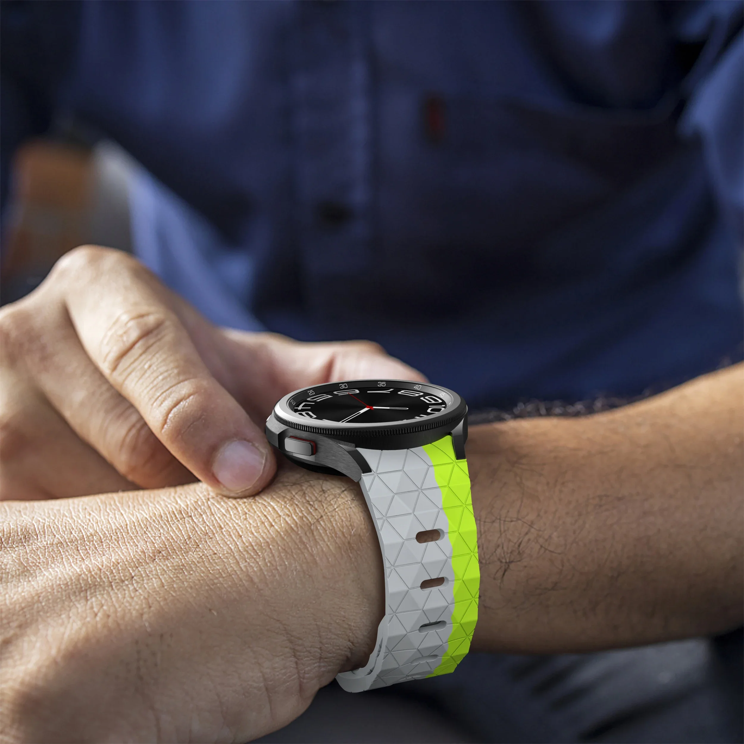 Tali silikon untuk Samsung Galaxy Watch 7 5 6 4 klasik 5 pro, tali gelang Galaxy Watch6 6 4 klasik 5 pro 44mm 40mm 47mm 43mm 46mm 45mm