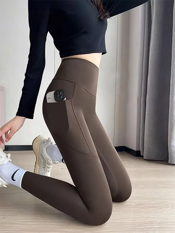 

Брюки для йоги с высокой талией, женские обтягивающие брюки для похудения, повседневные брюки с подтяжкой ягодиц, осенние новые брюки