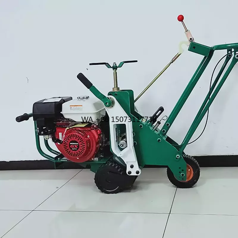 Self Propelled Golf Grass Cutting Machines Industrial Turf Sod Cutter Automatic   Driven Reel Mower Machine