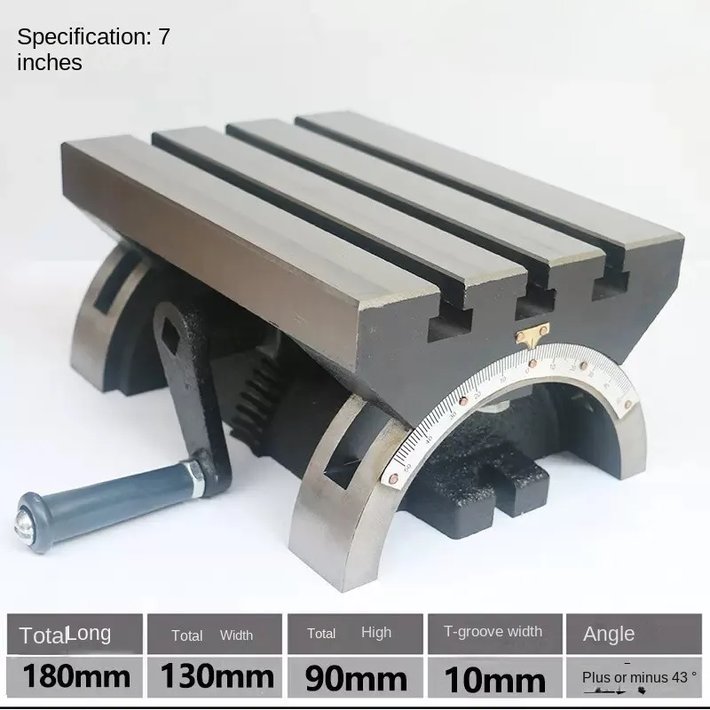Tilting Worktable, Adjustable-angle Worktable, Milling Machine Worktable