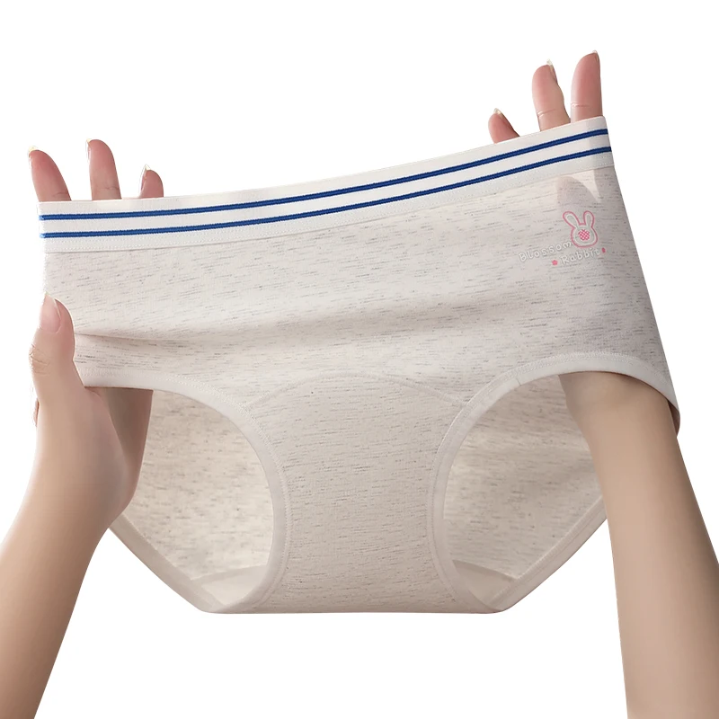 3Pcs Fashion Women's Briefs Soft Underwear for Women Plus Size Panties Set Lingerie Sexy Cotton Lady Triangular Underpants
