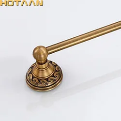 Antique Brass Bathroom Towel Holder Single Towel Bar Towel Rack Solid Aluminium Towel Rail 30/40/45/50/60cm Bathroom Accessories