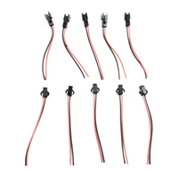 JST Wire Connector SM 2-Pin 2P Connector Plug Male / Female Head Wires Cables Used For LED Strip Light LED Wall-washing Lamp
