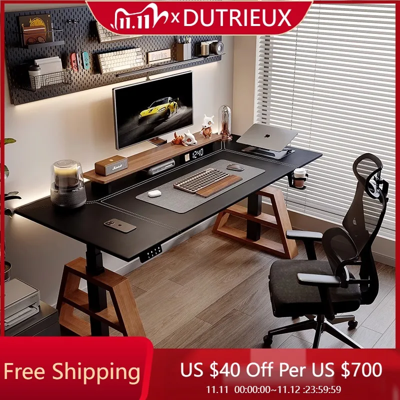 

Simple Design Computer Desks Standing Light Luxury Console Gaming Computer Desks Adjustable Study Escritorios Salon Furniture