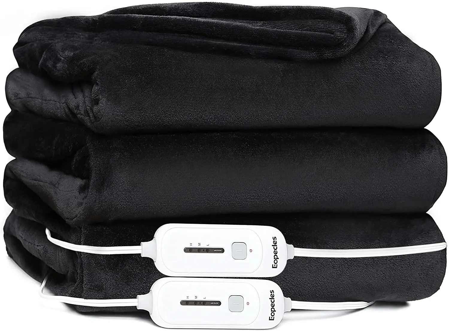 

84 x 90 inch electric heated blanket double sided plush flannel soft warm blanket for bed winter heating pad large size cozy