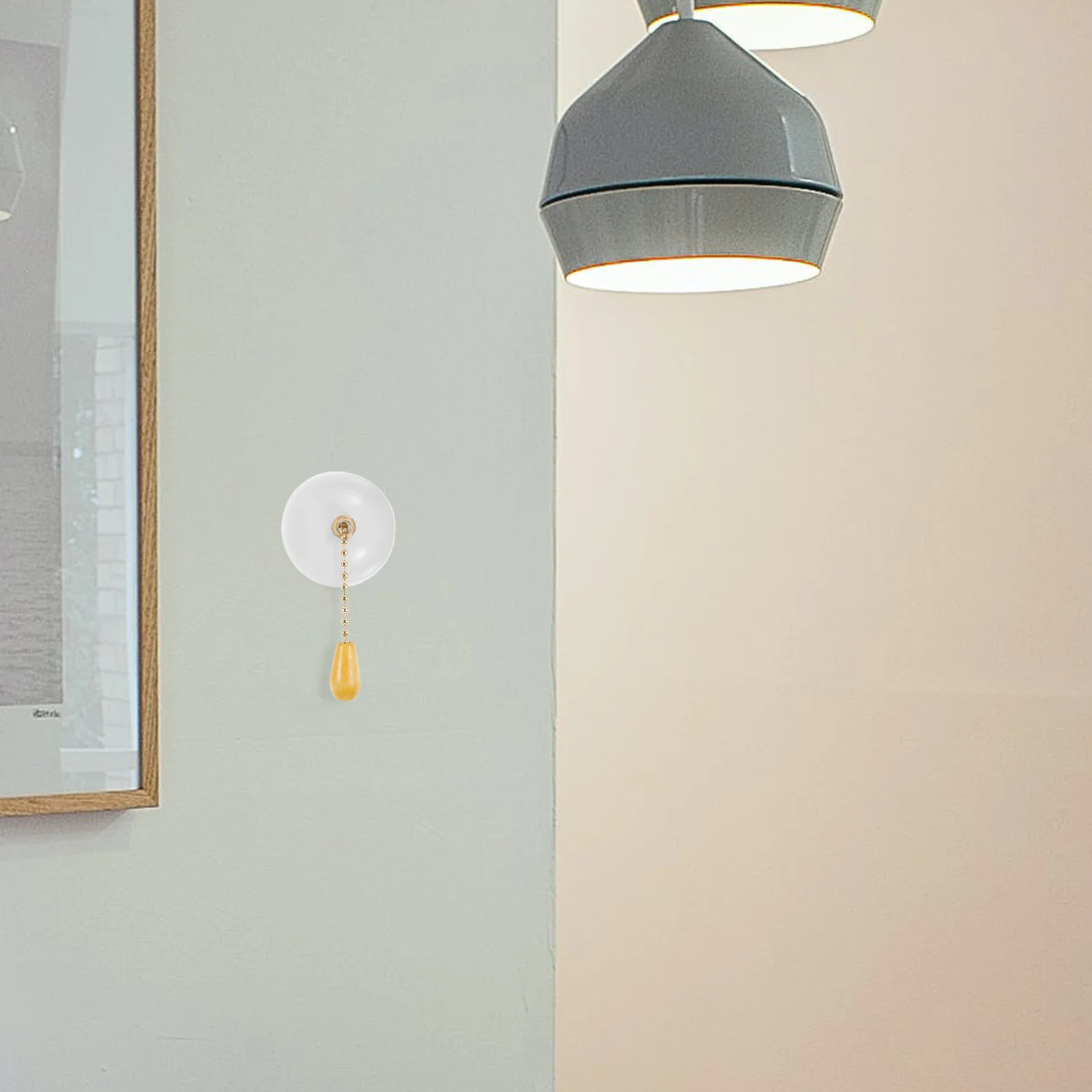 

Ceiling Fan Pull Chain Extension Useful Decorative Light Pull Chain for Home Decor Easy Operation Fan Chains Extensions