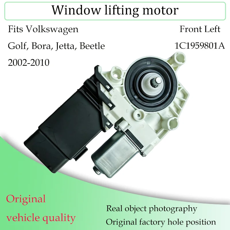 Image of Fensterheber-Motor und Steuermodul für VW Golf 4, Bora, Jetta, New Beetle OE 1C1959801A 1C1959802A 1C0959811A 1C0959812A