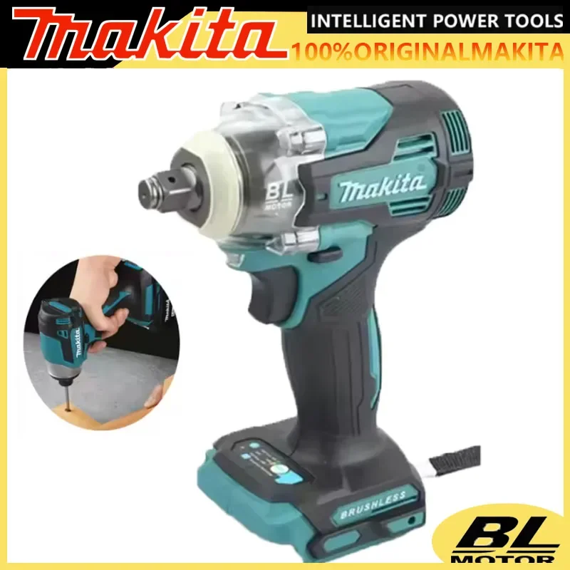 

Перезаряжаемая бесщеточная дрель Makita 18 В TW004G Аккумуляторная электрическая отвертка 630 Нм Динамометрическая отвертка