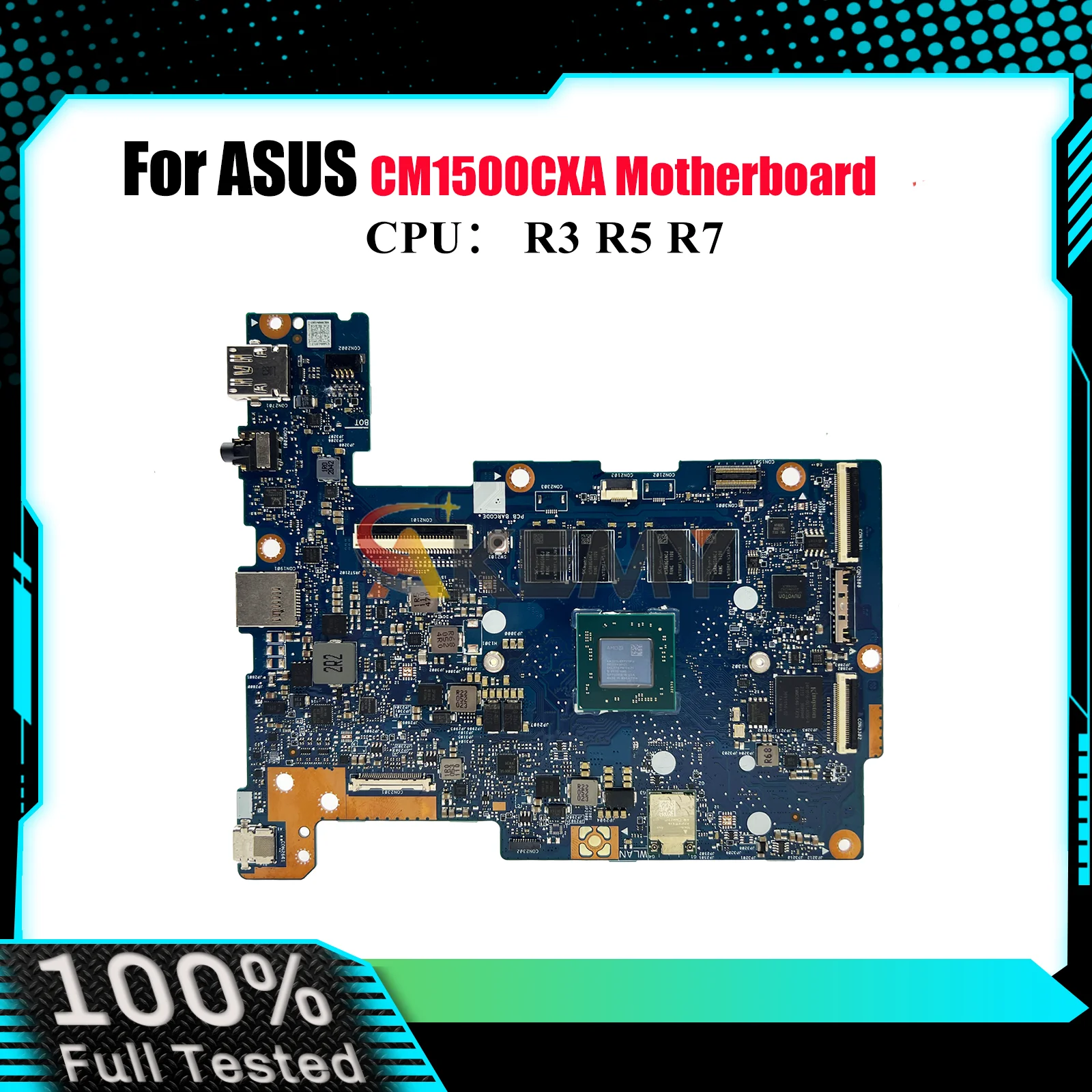

CM1500CXA Laptop Motherboard For ASUS Chromebook CM1500C CM1500CXA Notebook Mainboard With R3 R5 R7 CPU 100% tests OK fast ship