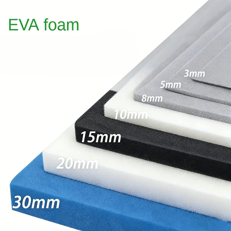 1pcs EVA Foam Rubber Thickness 3/5/10/15mm EVA Foam Sheets Craft Foam Pads Roll DIY Projects Handmade Model Making Material