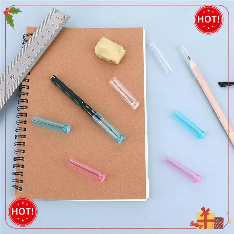 

Durable-18 Pcs Pencil Tip Protector Cover, Plastic Pencil Caps,Colorful Pencil Toppers For Wooden Pencils Pencil Extender Holder