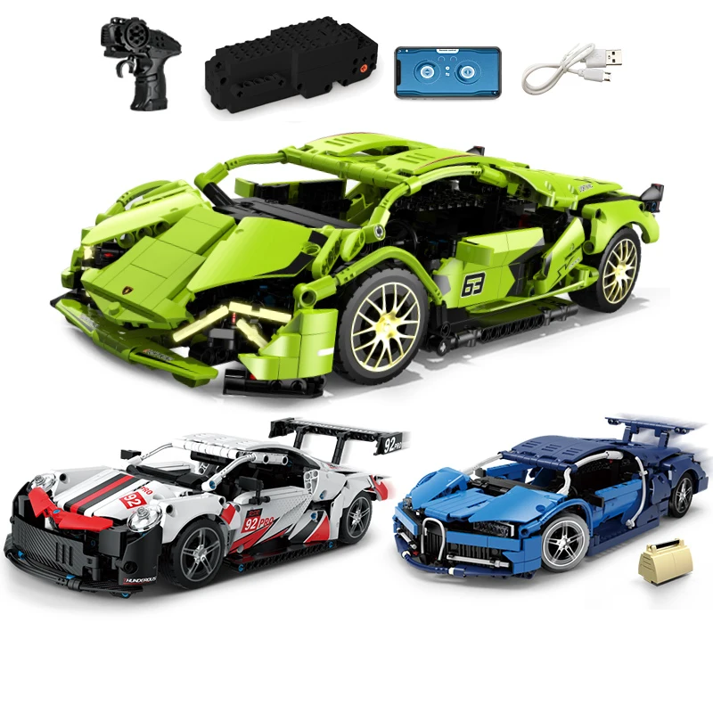 

Technical APP Remote Control Moter Power K96122 Bricks Building Blocks Moc Super Racing Car Gift Toys For Kids Educational Sets