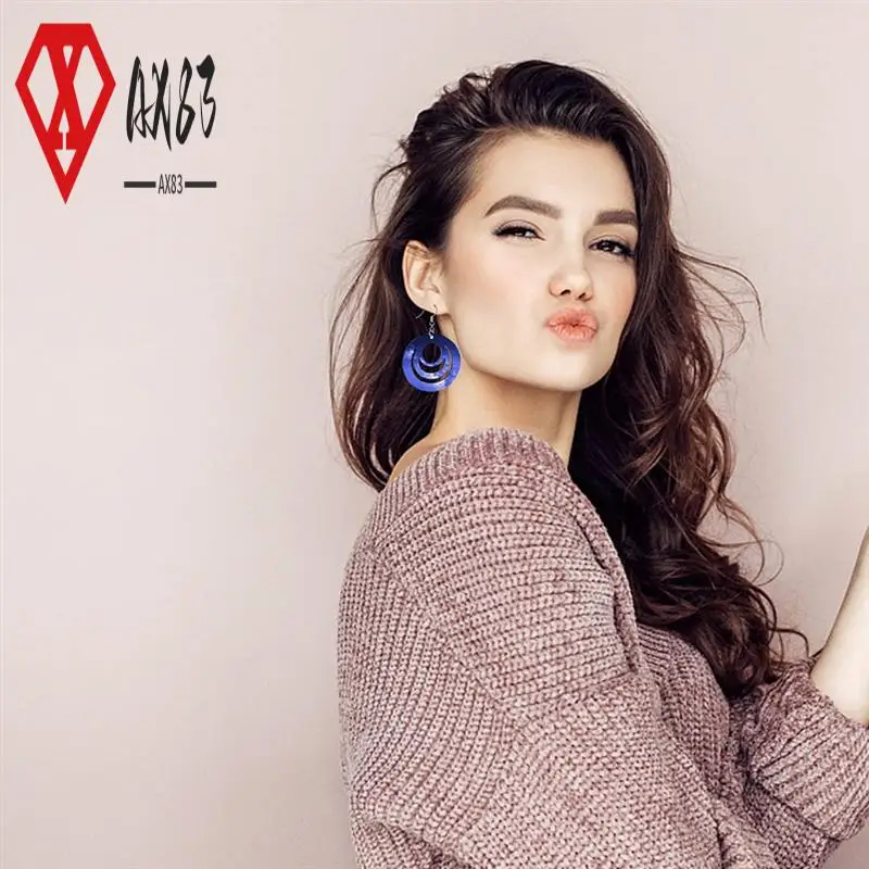 

AX83-30Pcs Sublimation Blank Earrings Heat Transfer Sublimation Printing Wire Hooks Earrings Wooden Earrings For DIY Craft