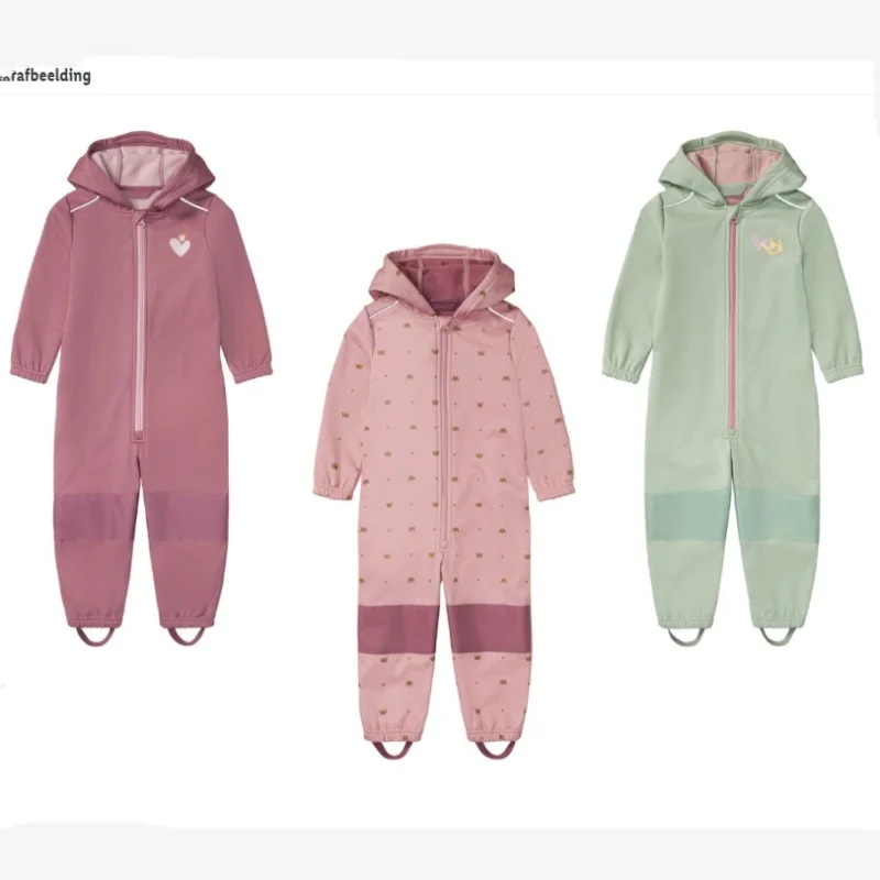 Kinderen Skipakken Soft Shell Kinderen Jumpsuits Jongens En Meisjes Jumpsuits Warm Waterdicht Winddicht Dunne Gedeelte