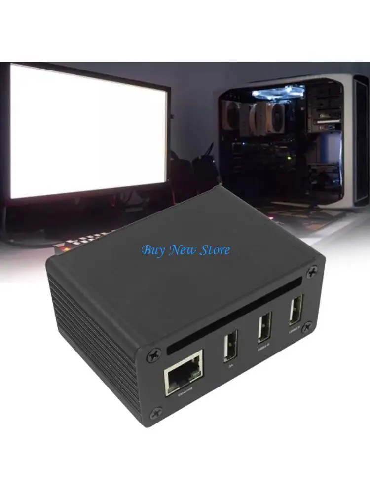 

20ce USB Hub Gigabit Ethernet Плата расширения + металлический корпус прочный для RaspberryPizero 2W/Zerow Protector