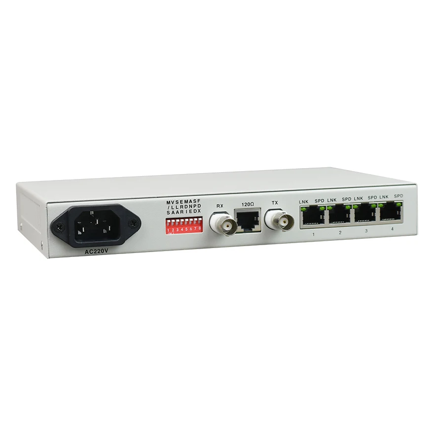 Convertitore E3 /DS3/STS-1to 4FE Convertitore da E3 a Ethernet Convertitore Ethernet su E3