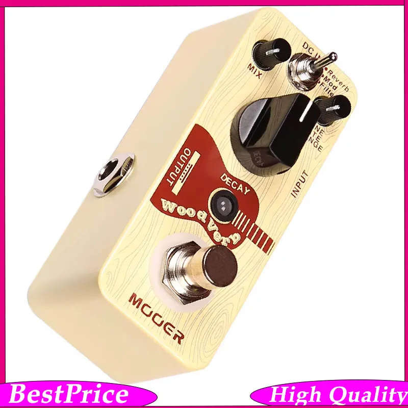 

MOOER WoodVerb Acoustic Guitar Effects Pedal Digital Reverb 3 Modes Reverb Mod Filter True Bypass Guitar Parts Accessories