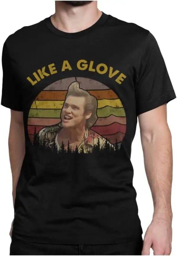 Ace Ventura When Nature Calls Like A Glove Vintage Style T-Shirt Colorful