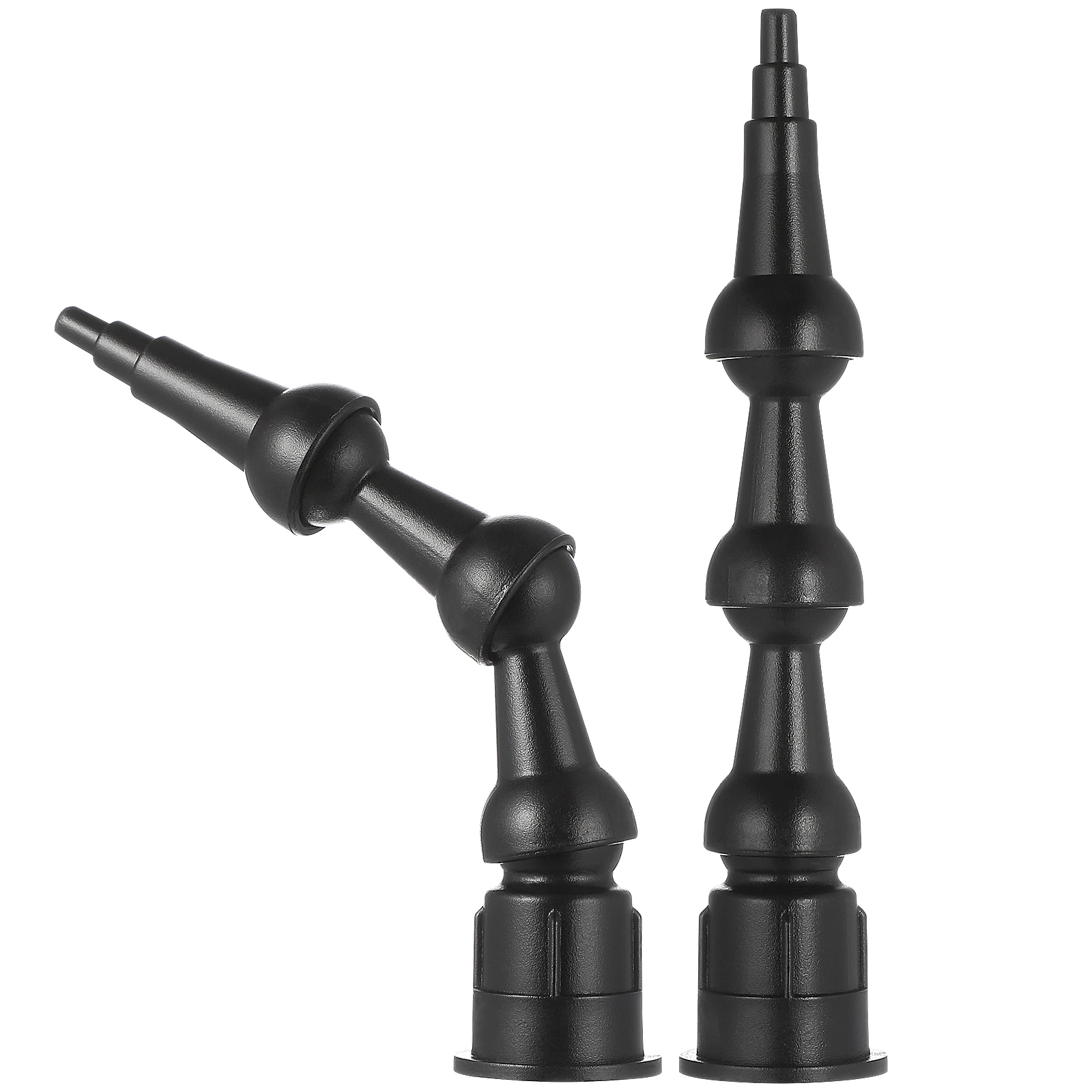 

2pcs Grout Tool Tips Flexible Extendable Caulking Angle Nozzle High Strength ABS 360 Degree Sealant Tip for Bathrooms Corners