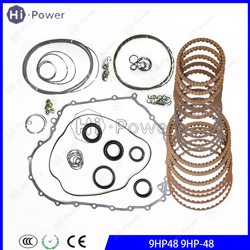 9HP48 9HP-48 Auto Transmission Overhaul Kit Friction Plate For Land Rover Jeep Car Accessories Gearbox Clutch Disc Repair Kit