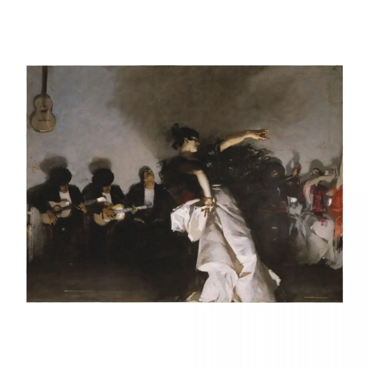

El Jaleo (Spanish Dancer) -John Singer Sargent Throw Blanket Luxury Thicken Multi-Purpose Thermal Vintage Blankets