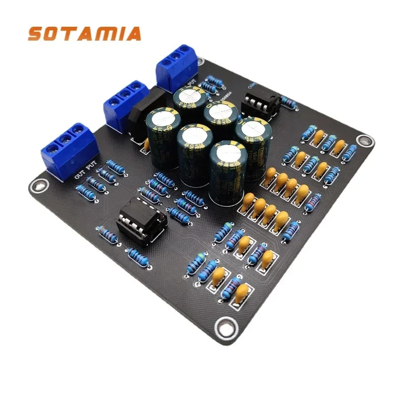 SOTAMIA HIFI 프리 앰프 보드 미니 전력 증폭기 오디오 액세서리 홈 시어터 앰프 프리 앰프 튜닝 전면 보드