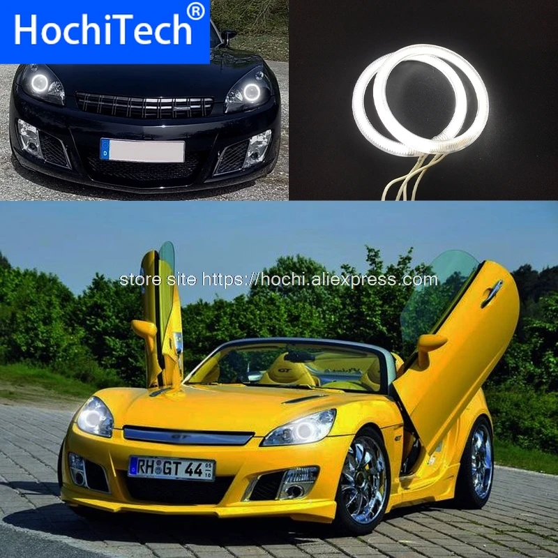 

Для Opel GT Roadster 2007 2008 2009 2010 HochiTech отличный комплект CCFL «ангельские глазки» ультра яркая подсветка фар