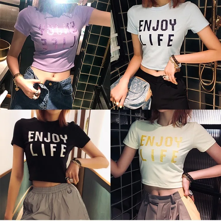 

Short Sleeve T-Shirts Womens Floral Lace Slim Fit Party Elegant Feminine Tops Youth Comfortable Summer Daily Clothing