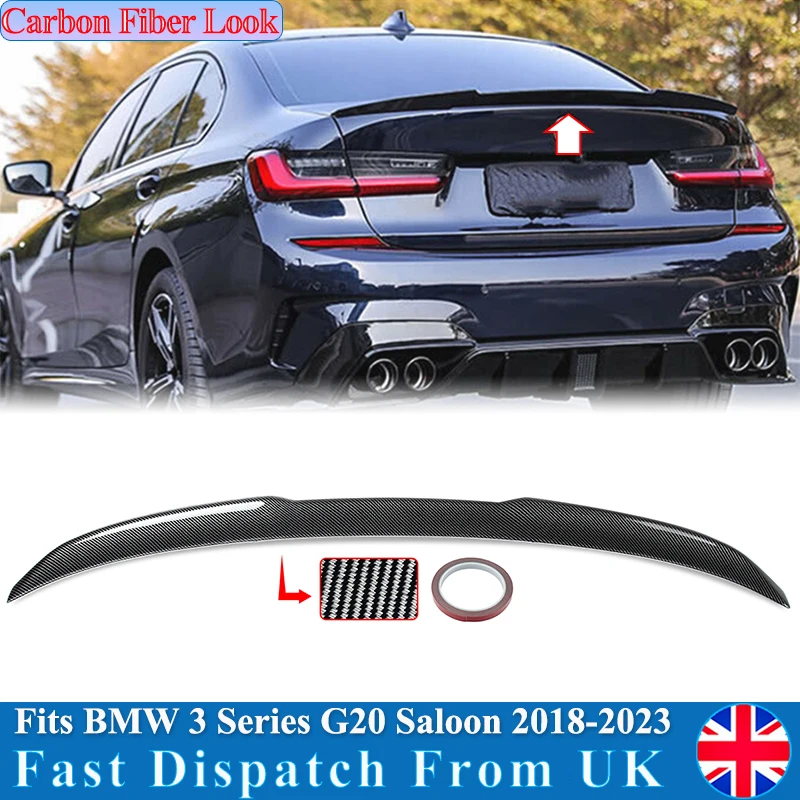 

Для BMW G20 M340i G80 M3 2019-2024 M3 стиль задний спойлер багажника крыло карбоновый вид
