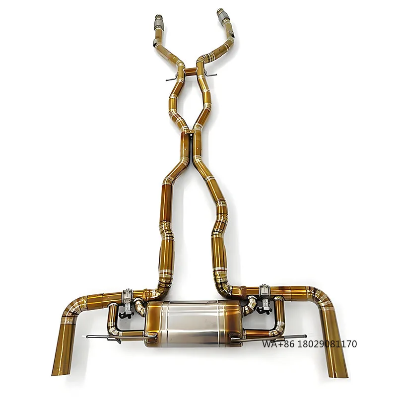 OEM Valvetronic Muffler Exhaust System for -GLE63 W167 4.0T 2015-2022 Titanium Catback Exhaust Pipes