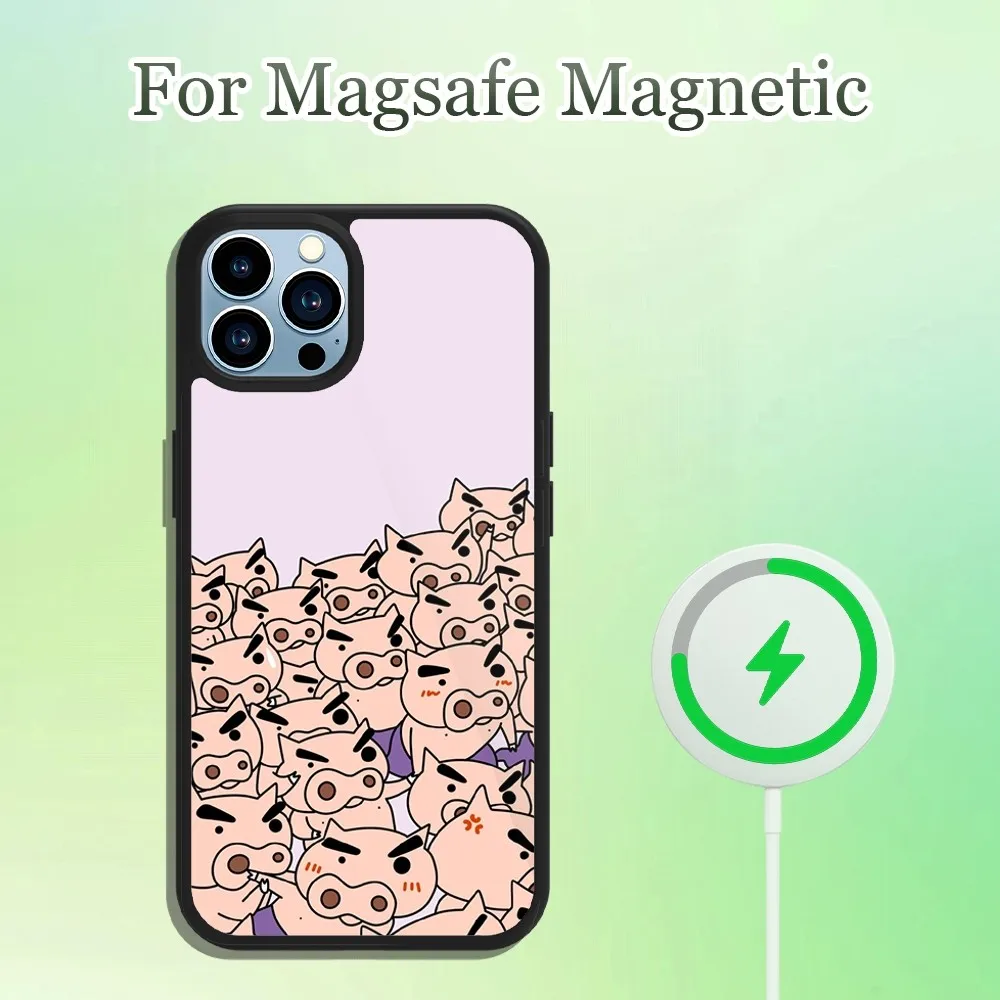 Buriburis Amine Zaemons C-Chan  Phone Case For iPhone 13 12 11 14 15 Pro Max Plus Magsafe Magnetic Wireless Charging