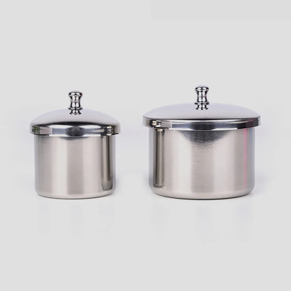 

1Set Manicure Cup Stainless Steel Nail Liquid Mixing Powder Dappen Dish Multi-Function Nail Art Accessory Manicure Cup