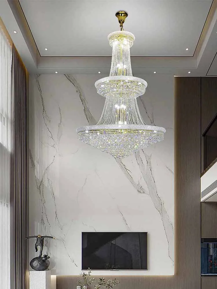 

Crystal Customized Chandelier Dining Room Light Crystal Pendent Lamp Hotel Lobby Living Room Hang Lamp Modern Luxury Chandeliers