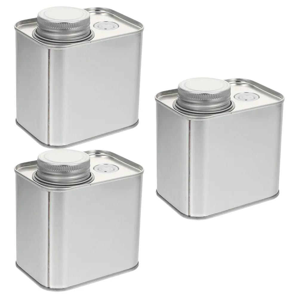 

3 Pcs Coffee Jar Bean Powder Tin Canister Small Jars Vacuum Sealed Lid Kitchen Containers Tea Canisters Storage Box