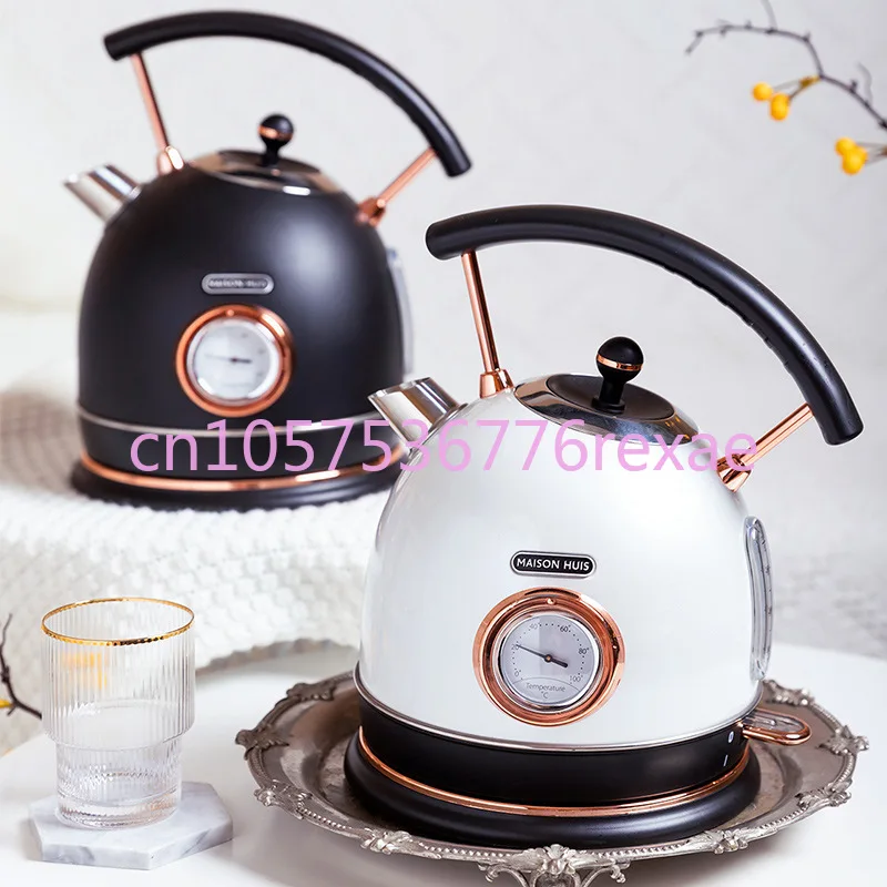 Temperature Control Meter Electric Boiling Coffee Tea Pot 220V-240V 1.8L 1800W 304 Stainless Steel Electric Kettle With Water