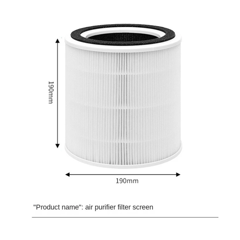 Filtros de substituição AP005 para purificador de ar Taotronics TT-AP005, H13 True HEPA e peças de filtro de carvão ativado