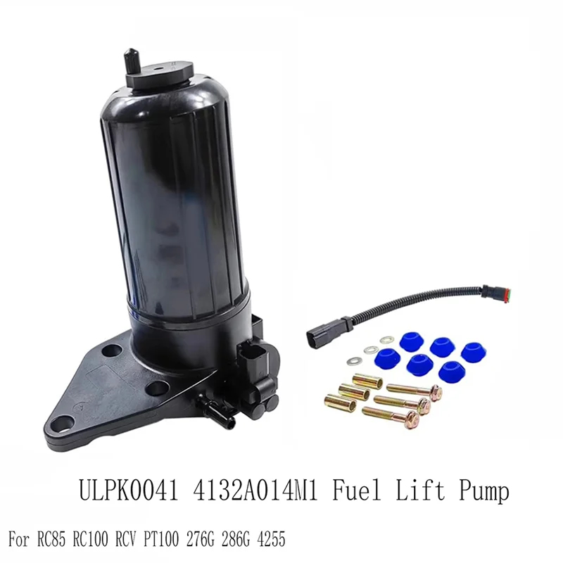 

ULPK0041 4132A014M1 12V Fuel Lift Pump For JCB Backhoe Loader, Terex RC85, RC100, RCV, PT100, 276G, 286G, 4255 Landini 1103