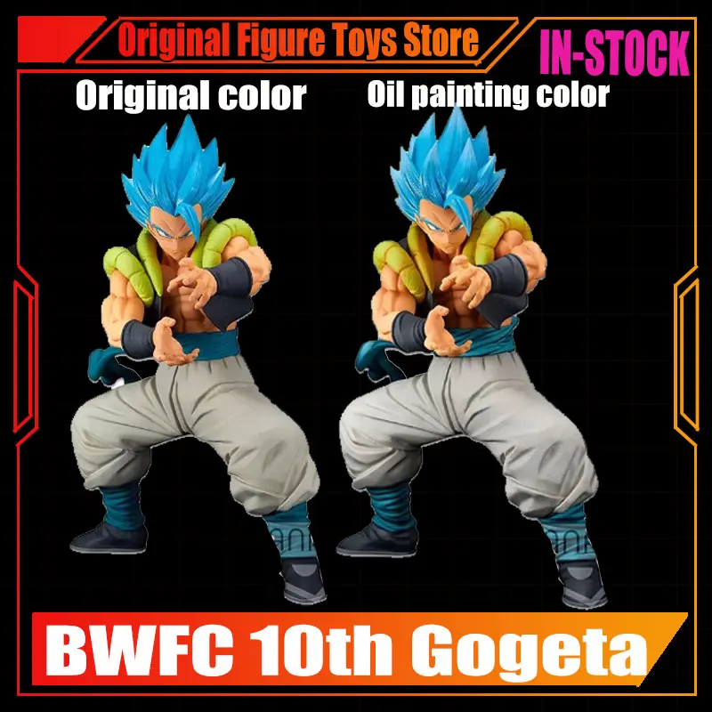 متوفر 100% الأصلي Bwfc Gogeta أنيمي الشكل سوبر سايان Gogeta الأزرق الذكرى 10th 01 و 02 أنيمي الشكل تحصيل لعبة