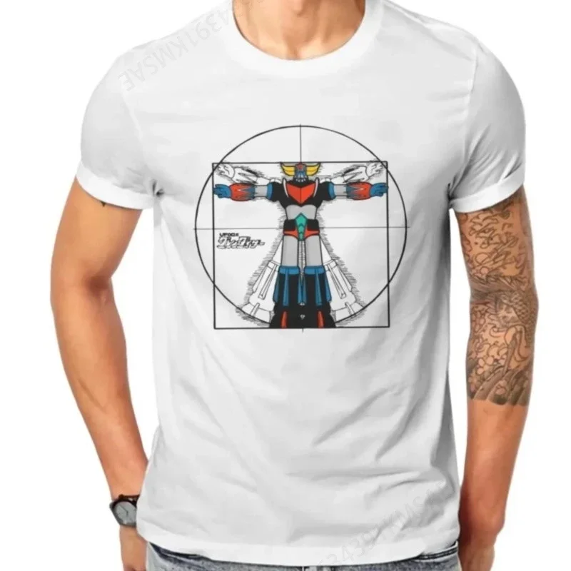 Men 192 Vitru Grendizer Goldorak UFO Robot T Shirt   Cotton Clothing Vintage Short Sleeve Tee Shirt Gift Idea T-Shirts