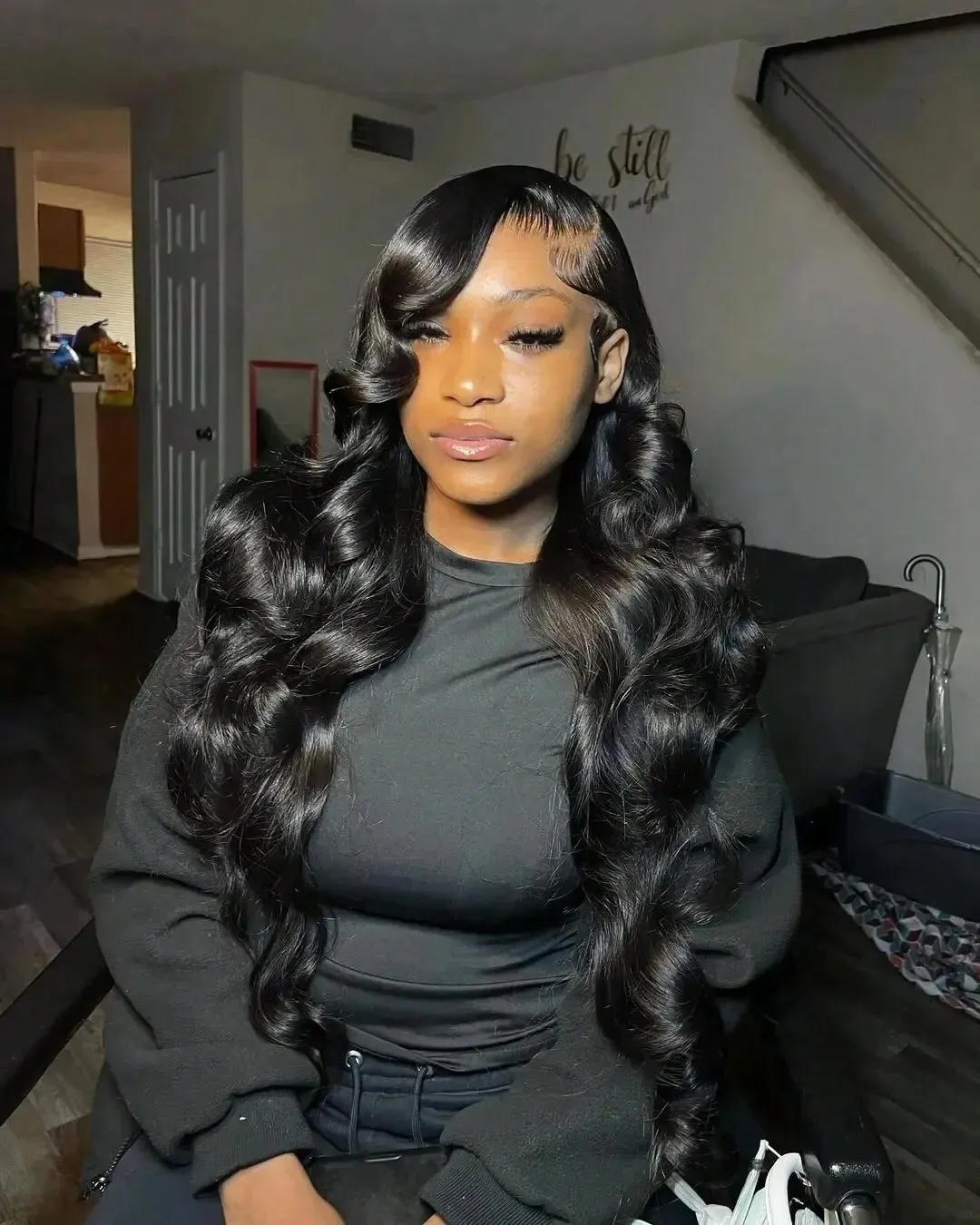 

36 Inch 180% Density 13x4 Lace Frontal Body Wave Human Hair Wigs Pre Plucked 13x6 Highlight Transparent Lace Front Wig For Women Designed specifically for black women