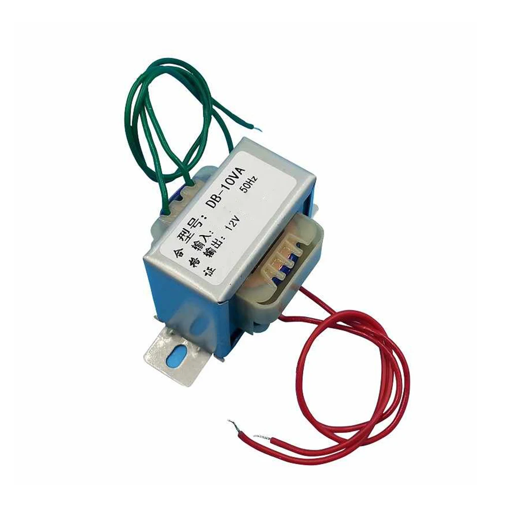1Pcs EI48 Power Transformer 10W DB-10VA AC 380V To AC 6V/9V/12V/15V/18V/24V Single-Phase Isolation Transformer Output 2-Wire