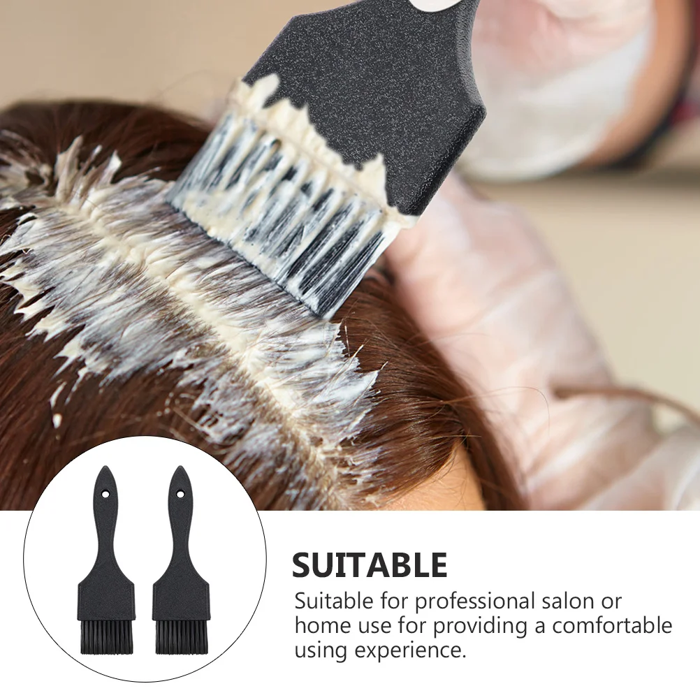 Brosses de teinture pour cheveux, 2 pièces, matériau Premium, facile à nettoyer, longue durée, Salon professionnel, bricolage à domicile, outils de coiffure, couleur vive