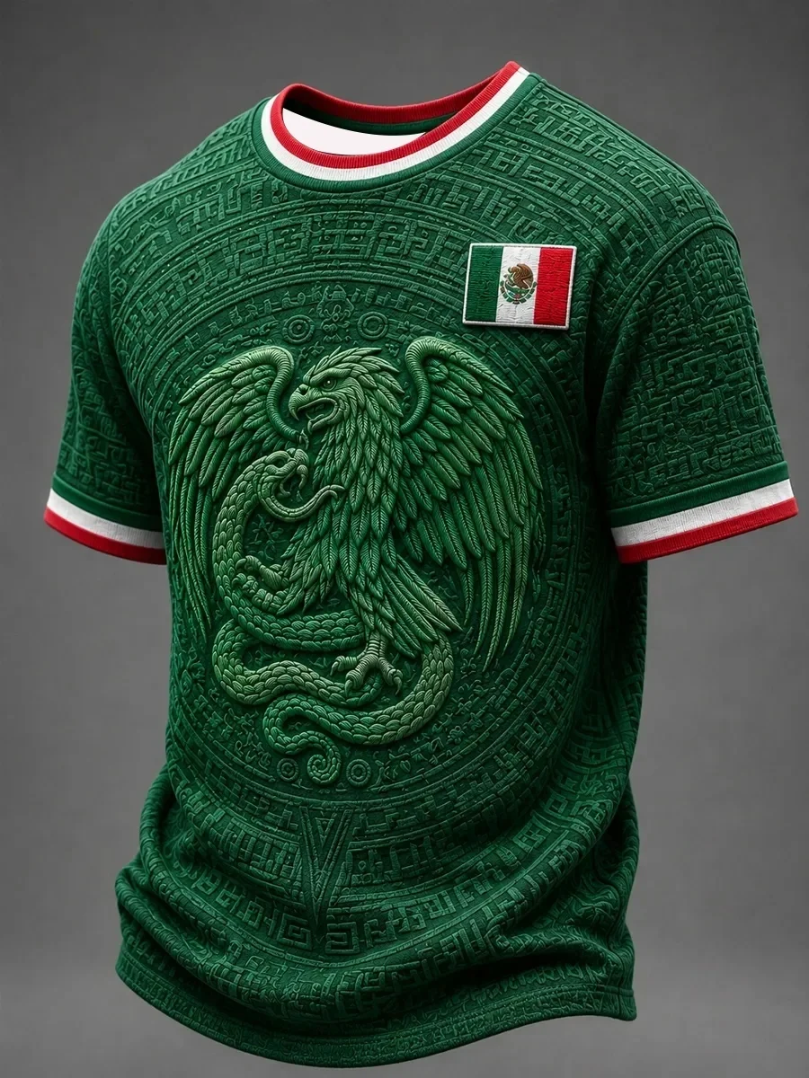 2026 New Moroccan National Concept Football Shirt for Fans 3D Quick Drying Sports Training Competition Family Kids Tee