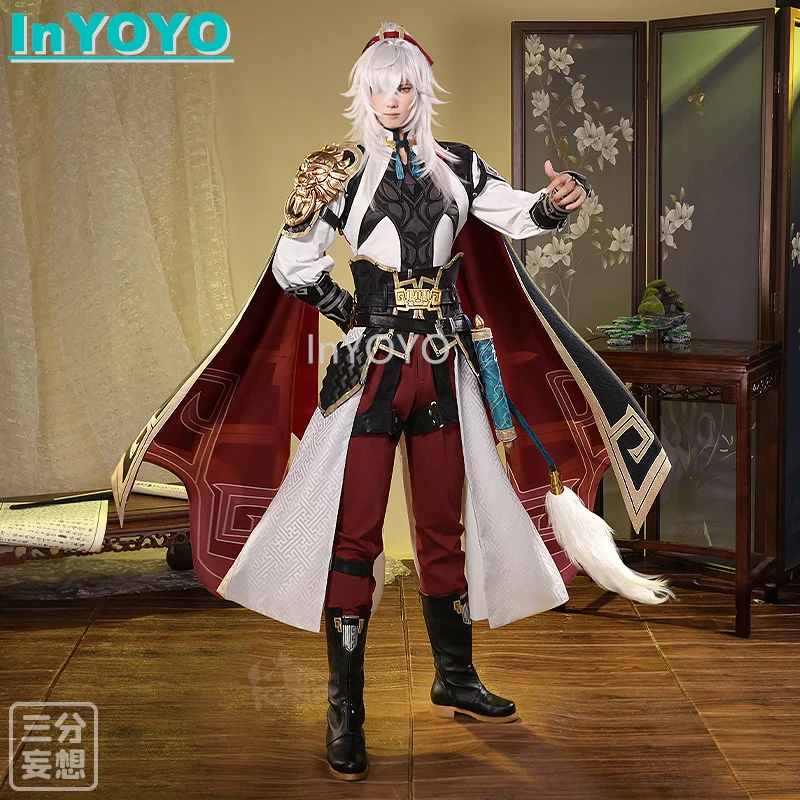 

InYOYO Jing Yuan Cosplay Costume Honkai: Star Rail Ancient Style Game Suit Jingyuan Halloween Party Outfit Unisex Custom Made