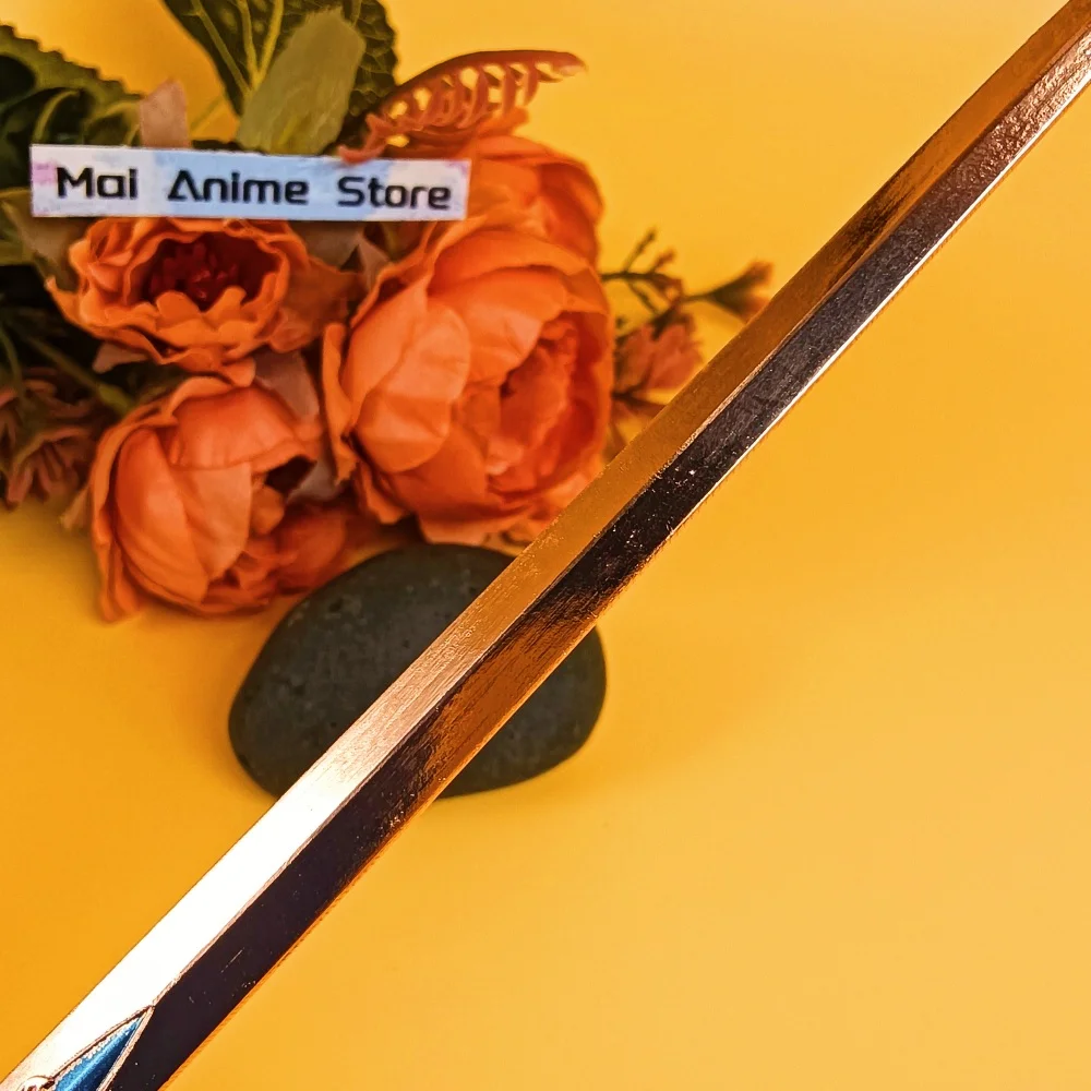 8.6 بوصة معدنية Elden كاتانا أنيمي النينجا سكين الأصلي الساموراي صابر الحديد السيف الحجم الحقيقي اليابانية كاتانا شفرة الصلب لعبة هدية #3