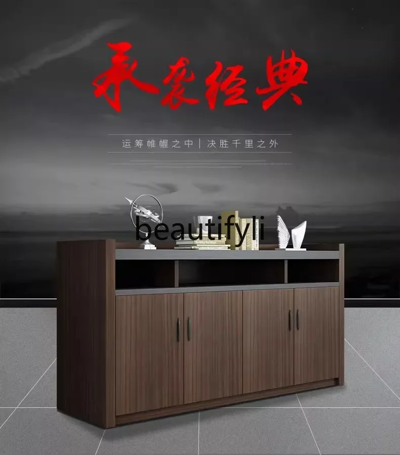 أثاث المكاتب خزانة الشاي لوحة حديثة خزانة منخفضة تخزين الملفات غرفة الاجتماعات خزانة طويلة K4050