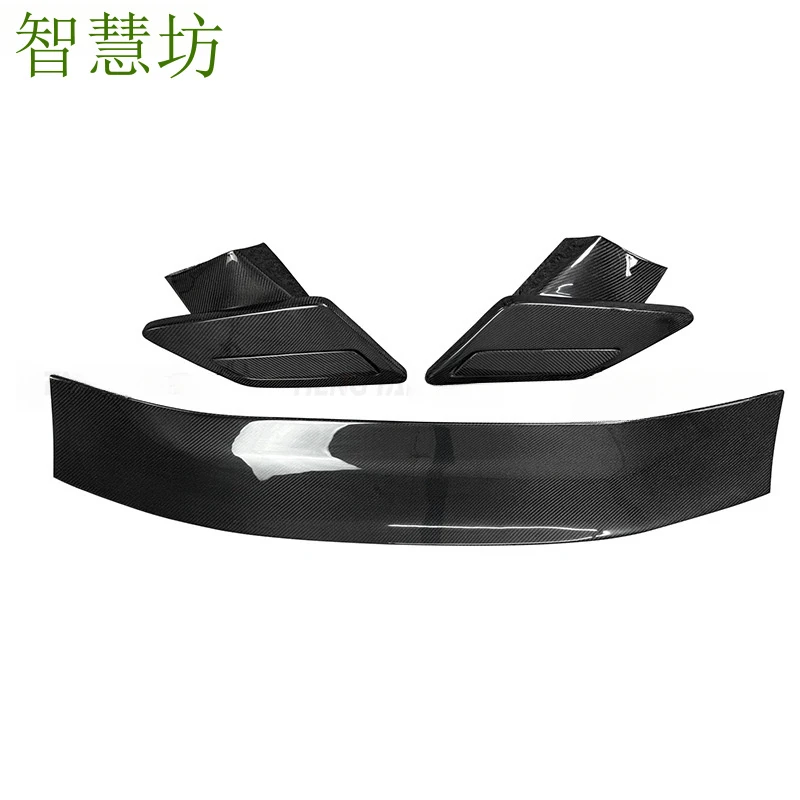 Suitable For Toyota GR86 Subaru BRZ Carbon Fiber Modified Wolf Flame Three-Section Rear Spoiler